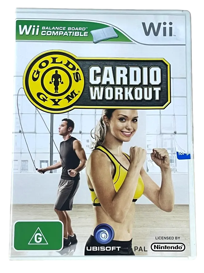Gold's Gym Cardio Workout Nintendo Wii Pal *Complete*  (Pre-Owned) 1