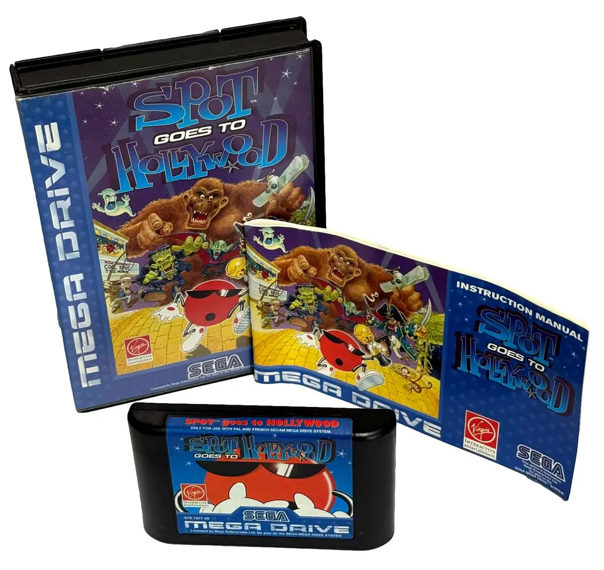Spot Goes To Hollywood Sega Mega Drive *Complete* (Preowned) 1