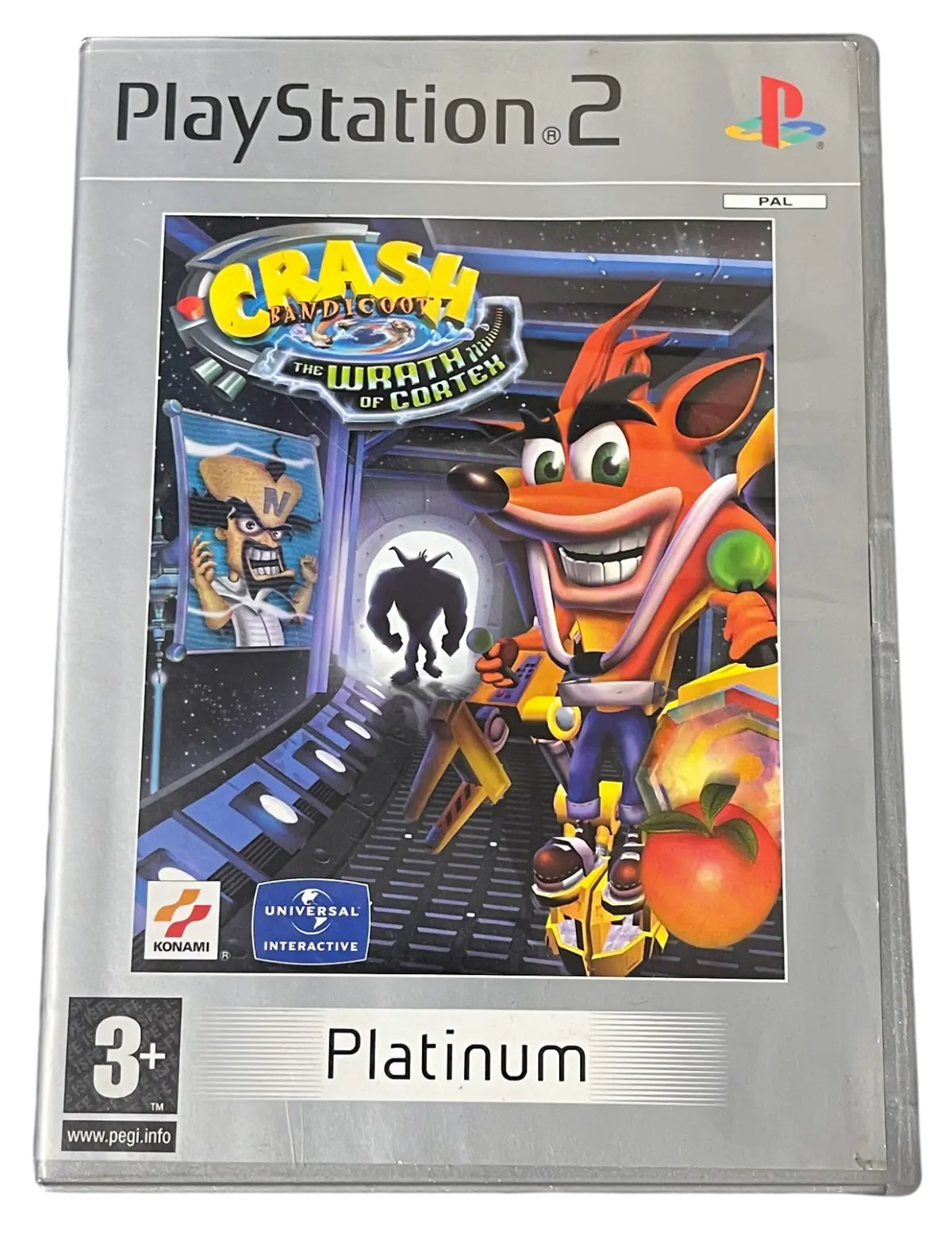 Crash Bandicoot The Wrath Of Cortex Ps2 (Platinum) Pal  *Complete* (Preowned) 1