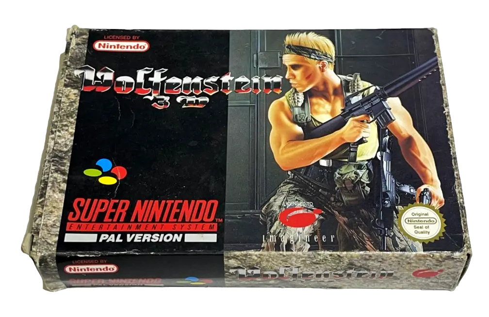 Wolfenstein Super Nintendo Snes Boxed Pal *No Manual* 1