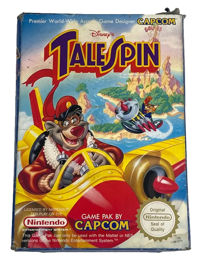 Disney Tale Spin Nintendo Nes Boxed Pal *Complete* (Preowned) 1