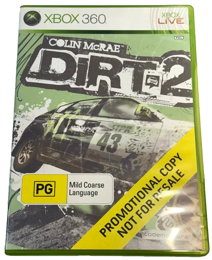 Colin Mcrae Dirt 2 Promotional Copy Xbox 360 Pal Xbox360 (Preowned) 1