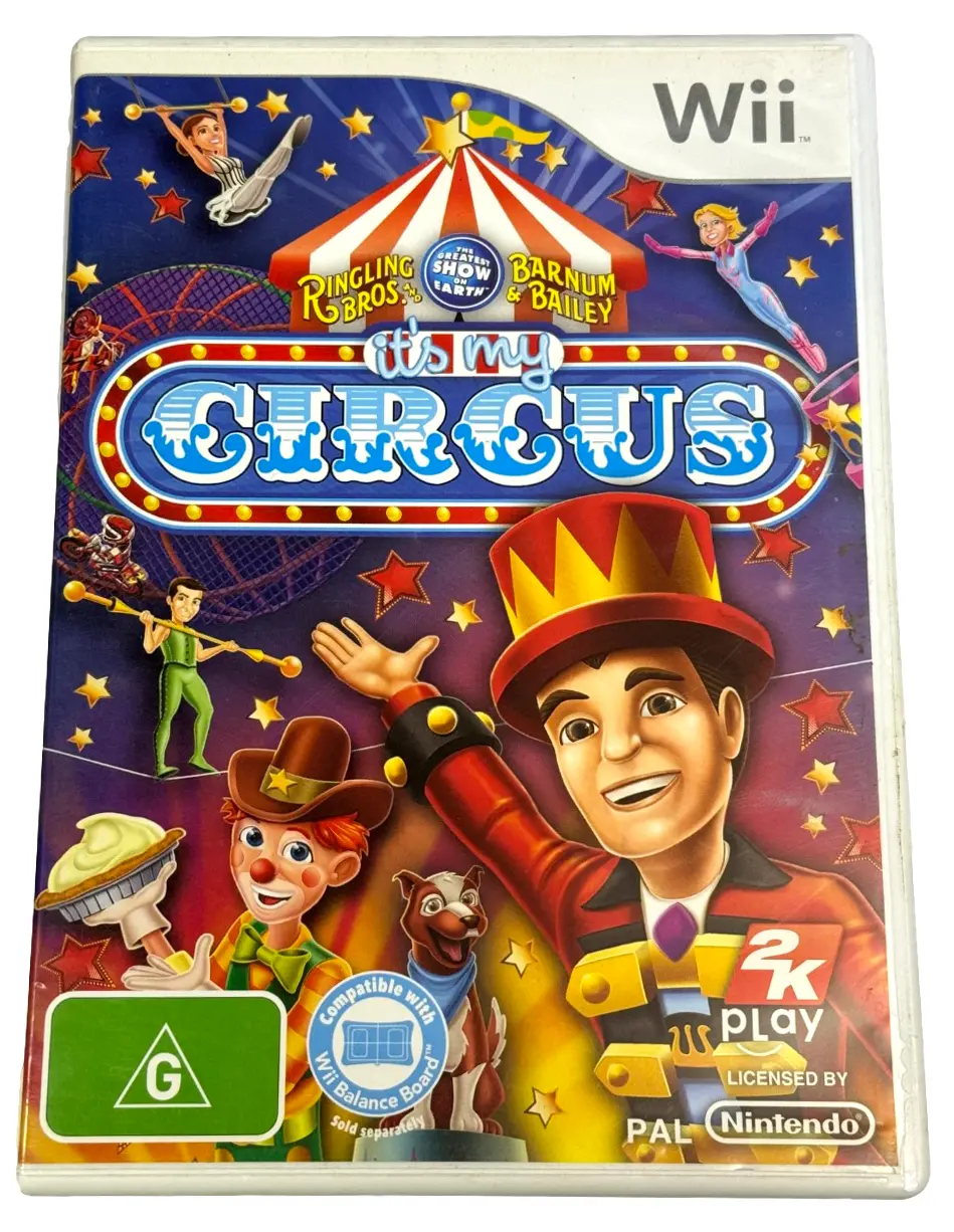 It's My Circus Nintendo Wii Pal *Complete* (Preowned) 1