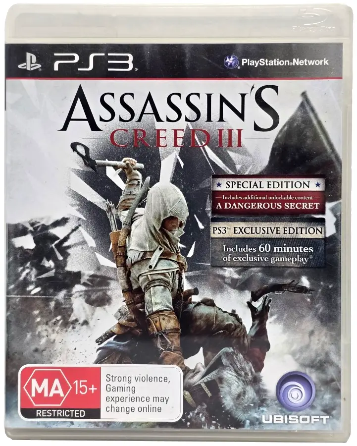 Assassin's Creed Iii Sony Ps3 Playstation 3 (Preowned) 1