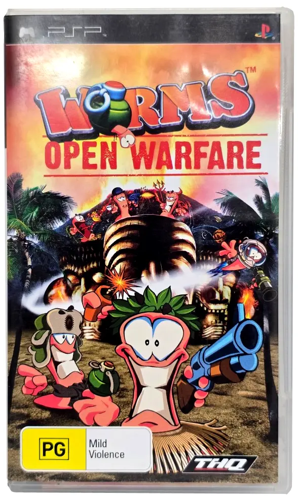 Worms Open Warfare Psp Game (Preowned) 1