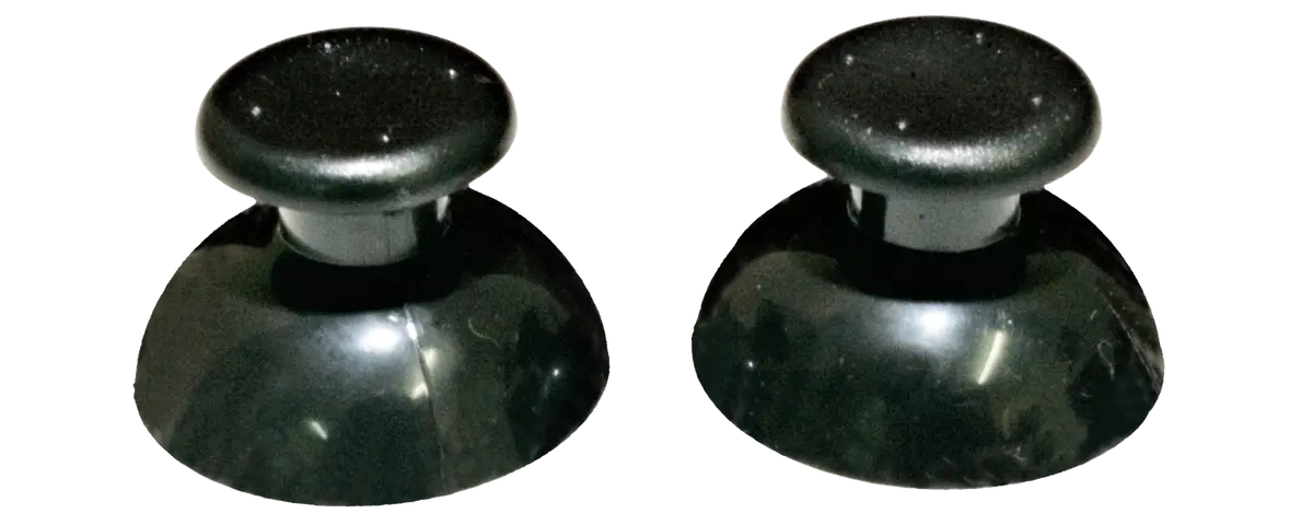 2 X Hard Plastic Replacement Xbox 360 Controller Joystick Thumb Pad Stick Caps 1