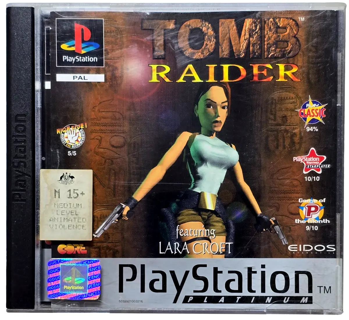 Tomb Raider Ps1 Ps2 Ps3 (Platinum) Pal *Complete* Playstation (Preowned) 1