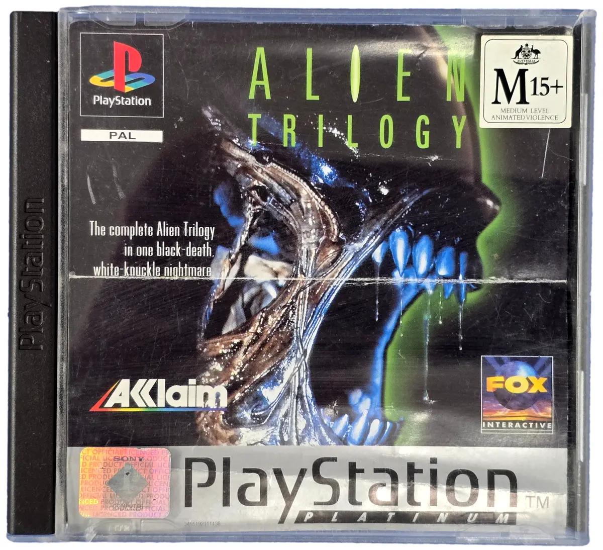 Alien Trilogy (Platinum) Pal Ps1 Ps2 Ps3 *Complete* Playstation (Preowned) 1