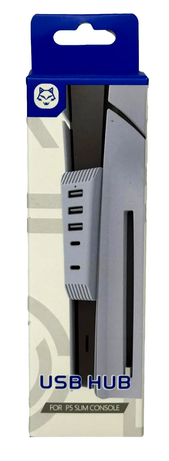 White Usb Hub For Ps5 De / Uhd Version Playstation 5 Slim Consoles 1