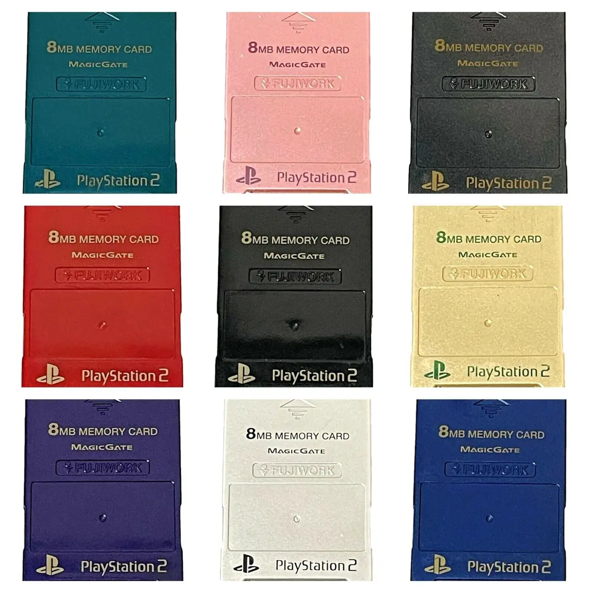 1 X Fujiwork Magic Gate Ps2 Memory Card Playstation 2 8Mb (Preowned) 1