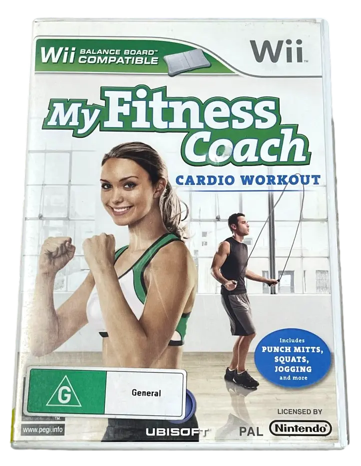My Fitness Coach Cardio Workout Nintendo Wii Pal *Complete*  (Pre-Owned) 1