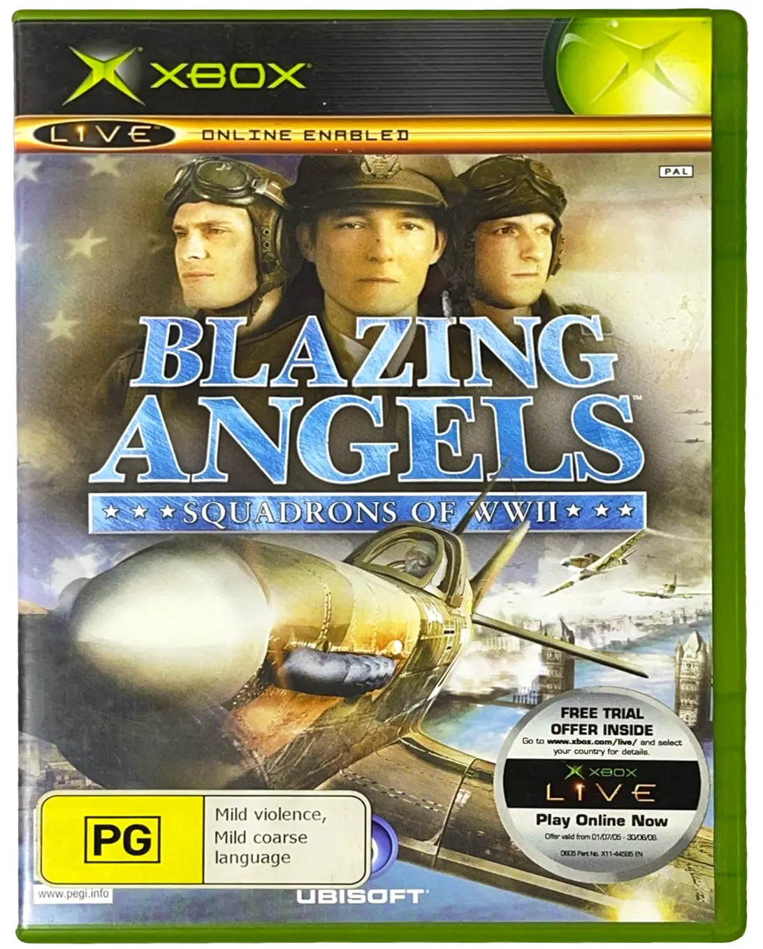 Blazing Angels Squadrons Of Wwii Xbox Original Pal *Complete* (Preowned) 1