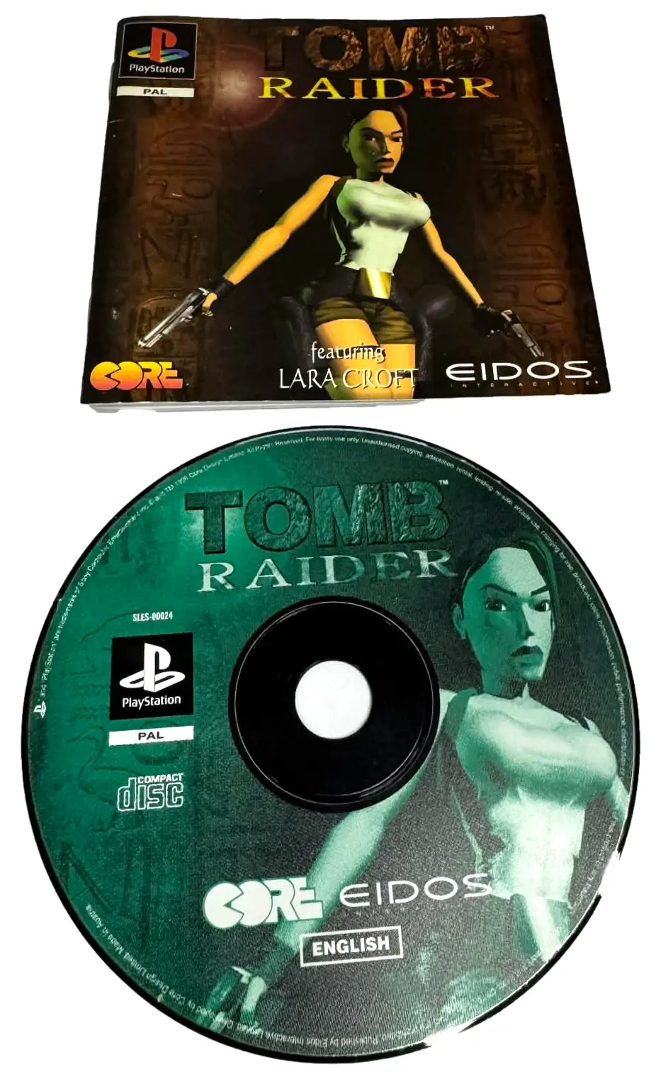 Tomb Raider Ps1 Ps2 Ps3 Pal *Disk And Manual Only* (Preowned) 1