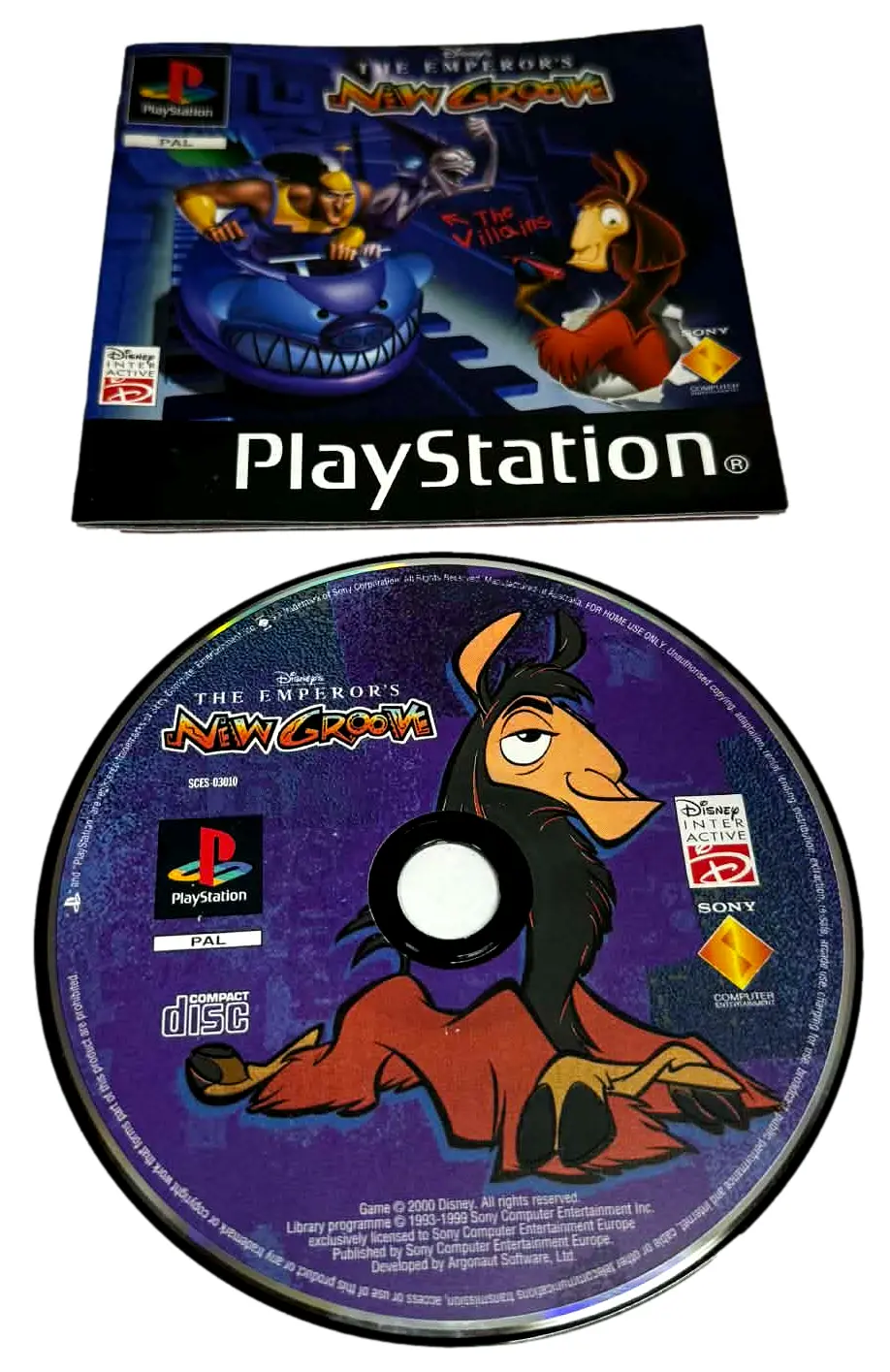 The Emperor's New Groove Ps1 Ps2 Ps3 Pal *Disk And Manual Only* (Preowned) 1