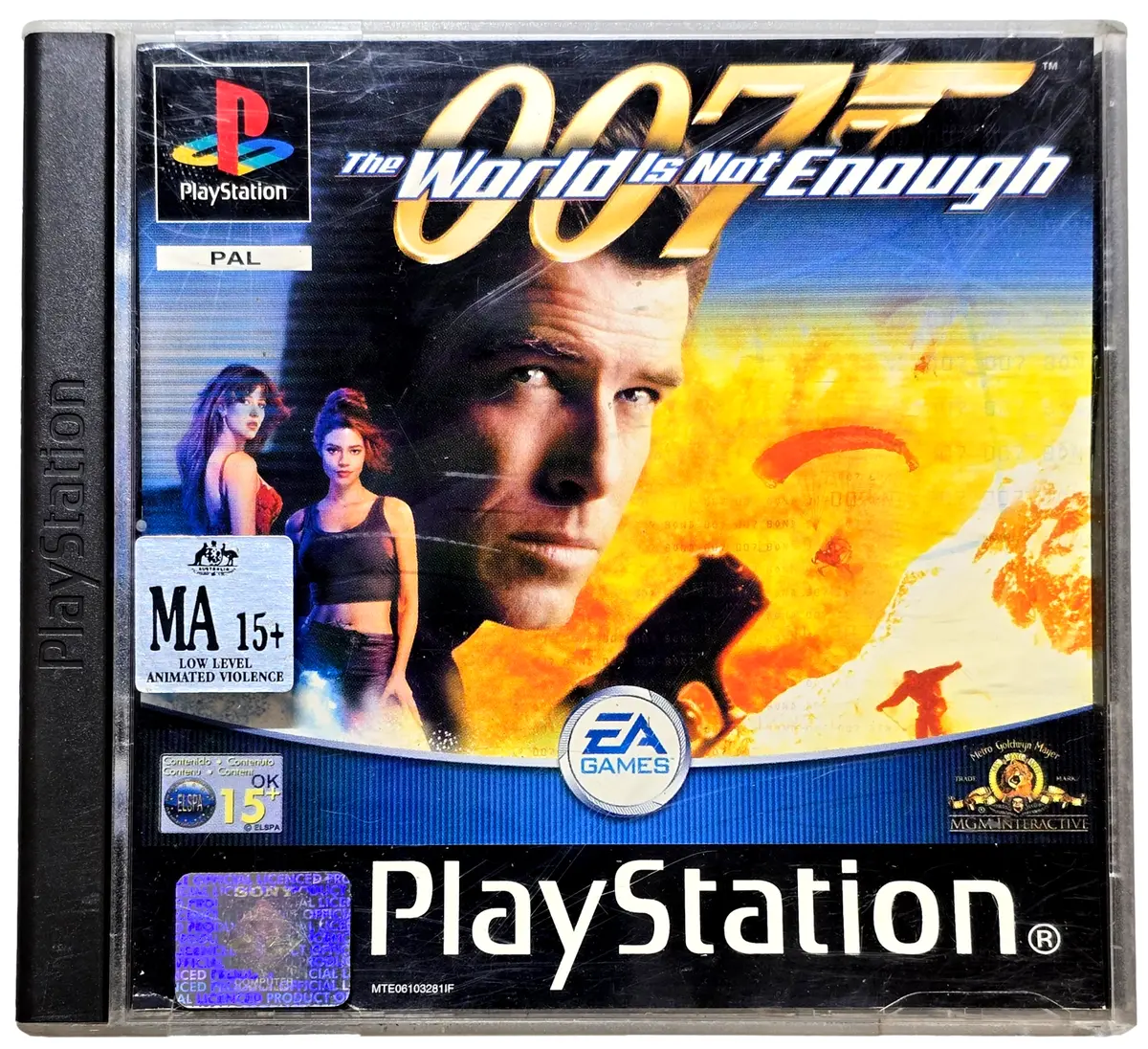 007 The World Is Not Enough Ps1 Ps2 Ps3 Pal *No Manual* Playstation (Preowned) 1
