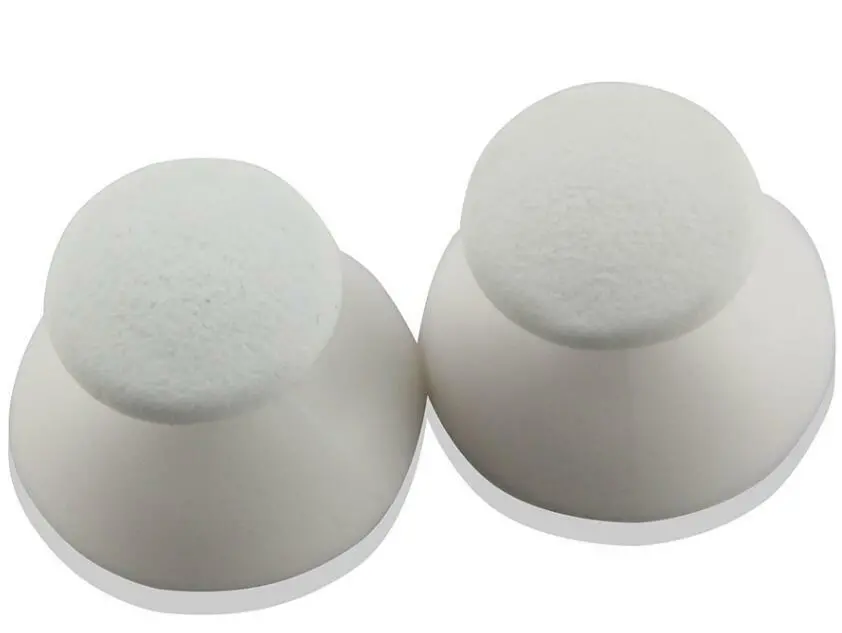 Pair Of White Analog Thumbstick Caps Ps3 Playstation 3 Dual Shock Controller 1