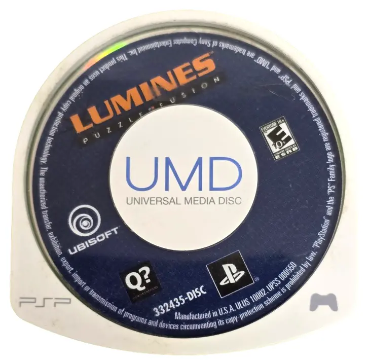 Lumines Puzzle Fusion Sony Psp Game Disc Only (Preowned) 1