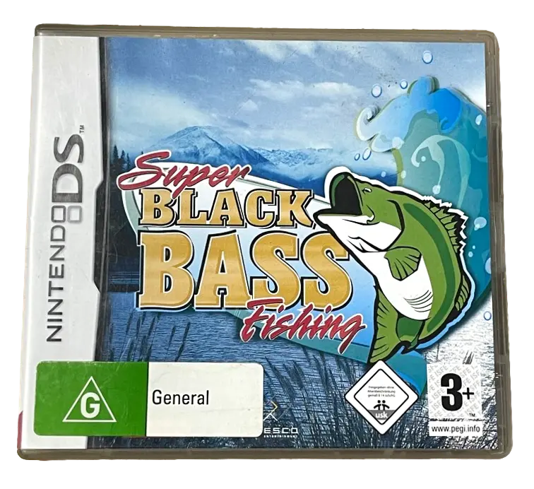 Super Black Bass Fishing Nintendo Ds 2Ds 3Ds Game *Complete* (Pre-Owned) 1