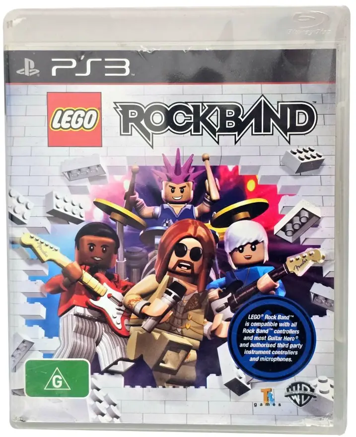 Lego Rock Band Sony Ps3 Playstation (Preowned) 1