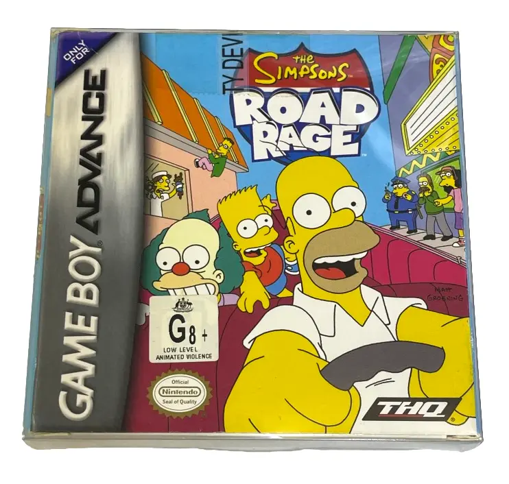 The Simpsons Road Rage Nintendo Gameboy Advance Gba *Complete* Boxed (Preowned) 2