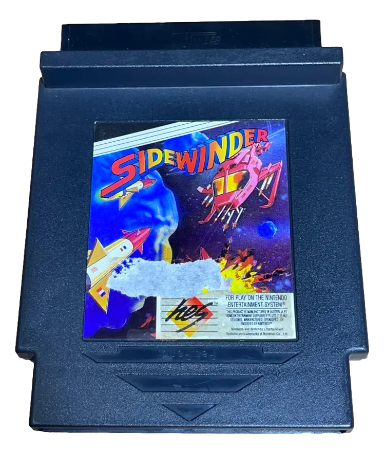 Sidewinder Nintendo Nes Hes Piggy Back Version #1 (Preowned) 1