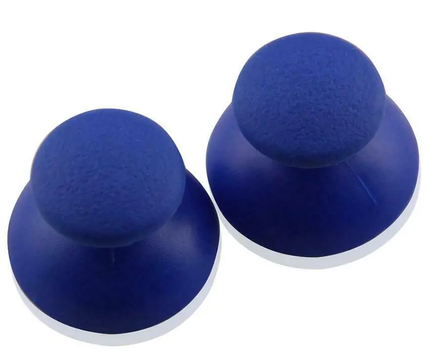 Pair Of Blue Analog Thumbstick Caps Ps2 Playstation 2 Dual Shock Controller 1