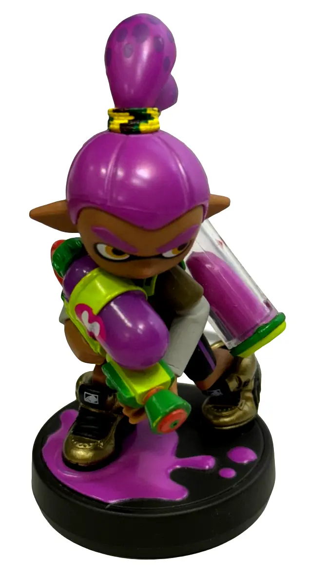 Splatoon Collection Inkling Boy Purple (2015) Nintendo Amiibo Loose (Preowned) 1