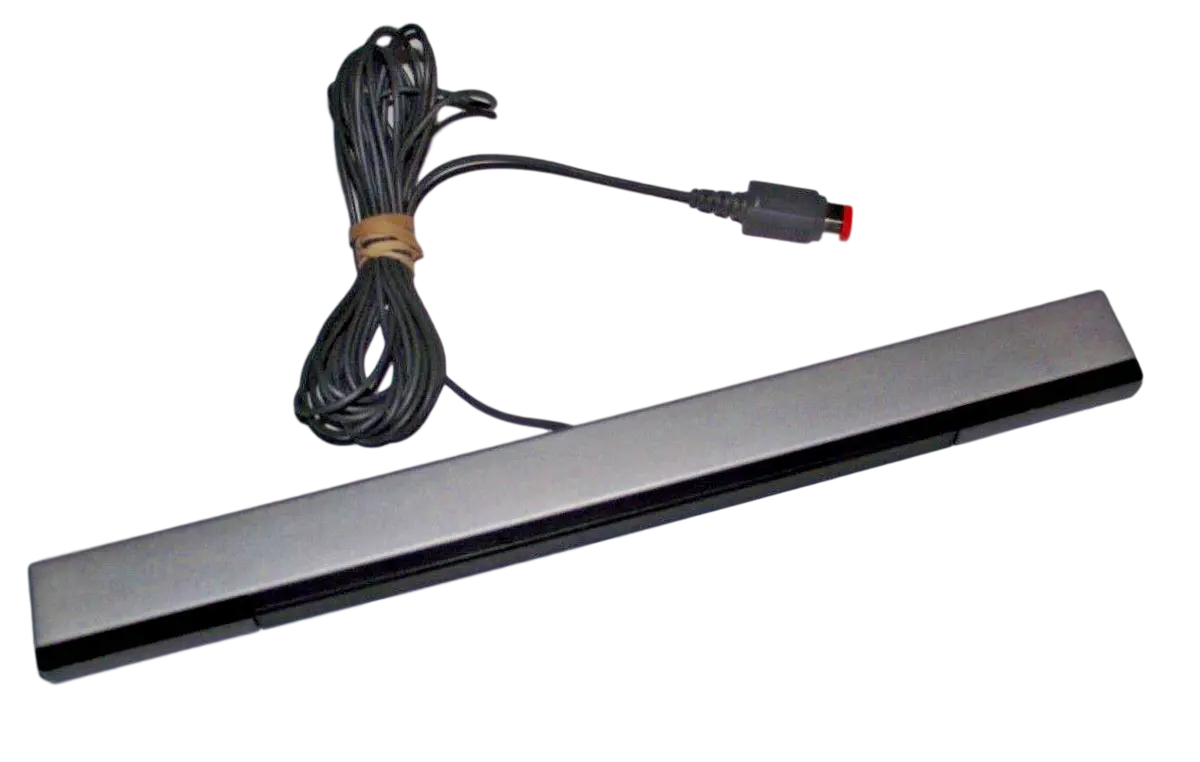 Genuine Silver Nintendo Wii Sensor Bar (Rvl 014) Wii U Compatible Official 1