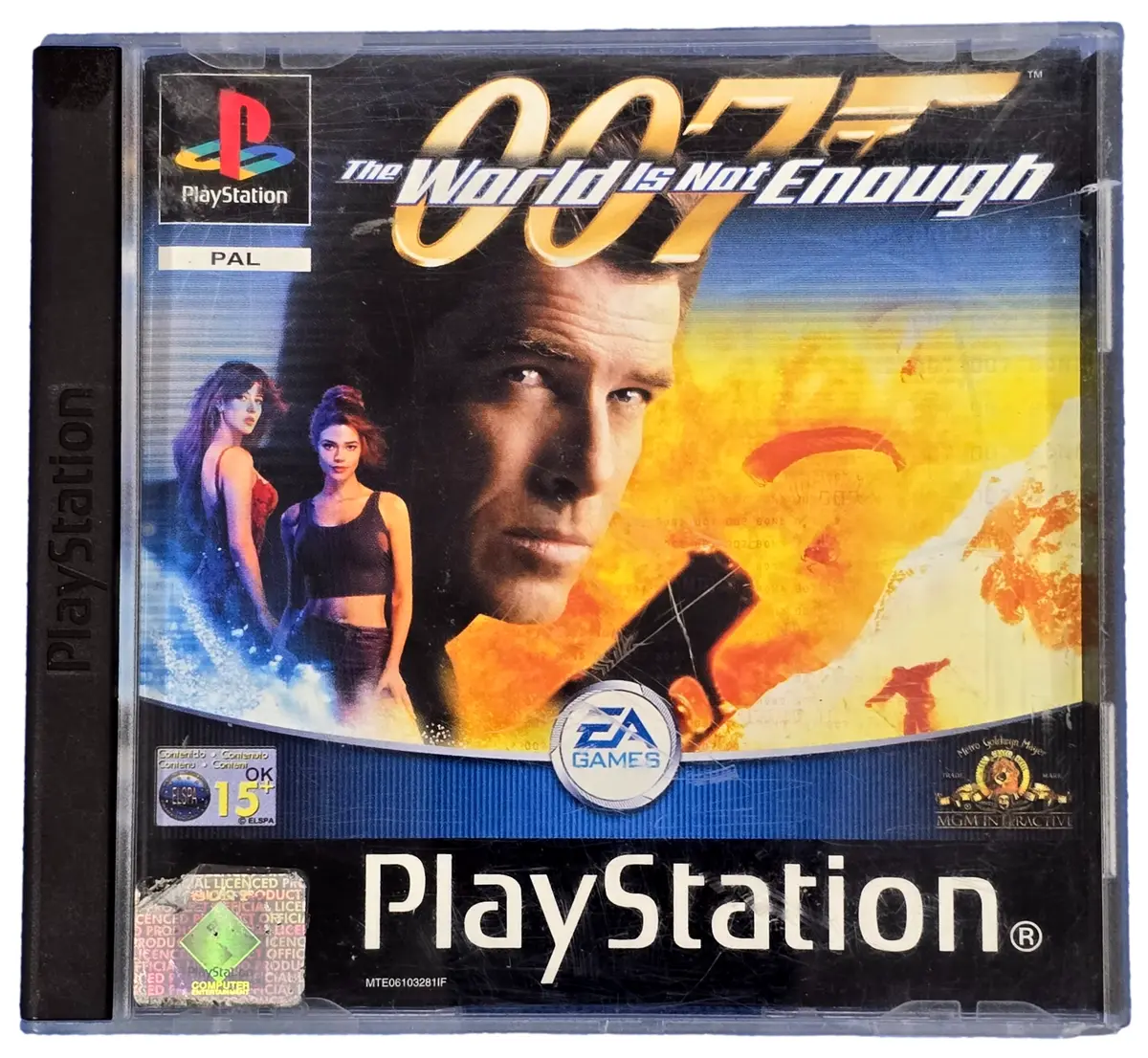 007 The World Is Not Enough Ps1 Ps2 Ps3 Pal *Complete* Playstation (Preowned) 1
