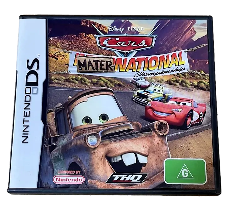 Cars Mater National Championship Nintendo Ds 2Ds 3Ds Game *No Manual* (Pre-Owned) 1