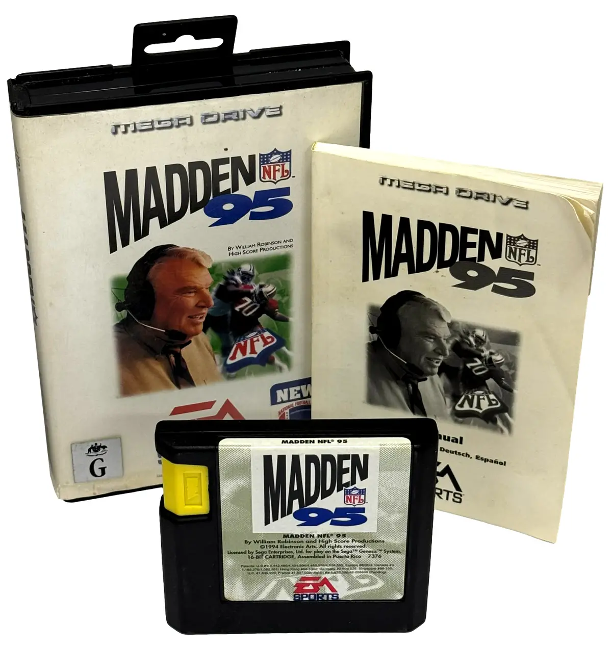 Nfl Madden 95 Sega Mega Drive *Complete* #2 (Preowned) 1