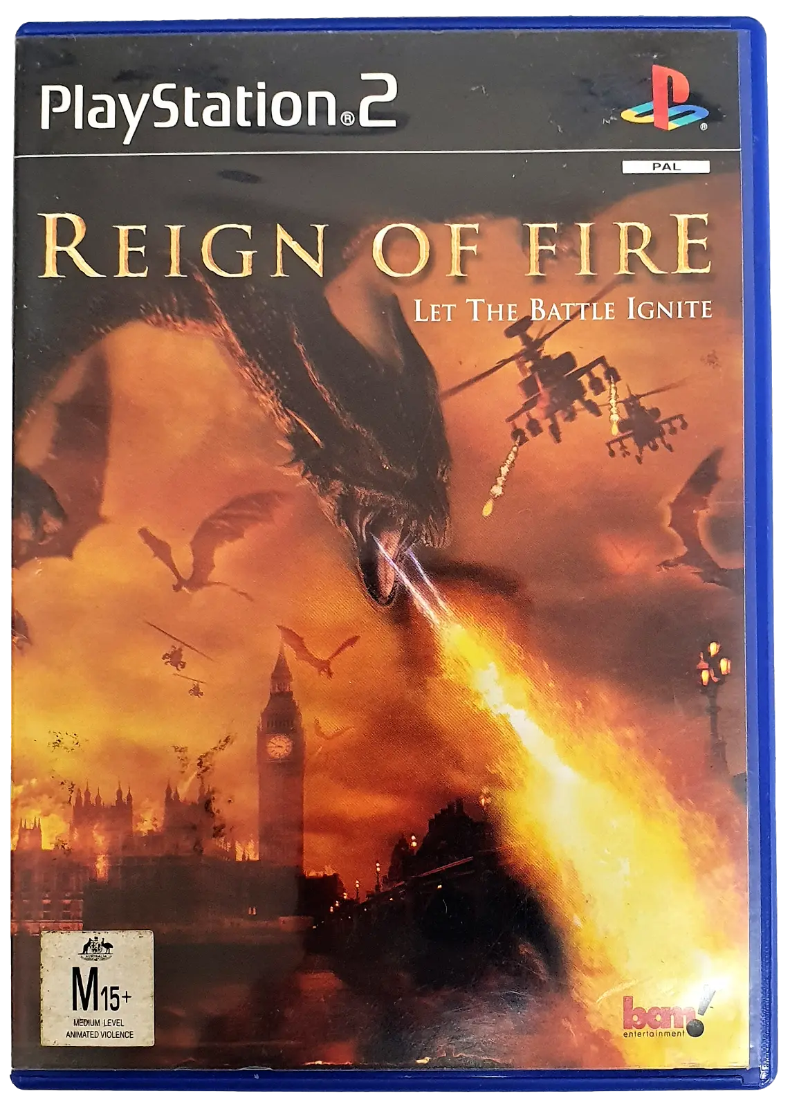 Reign Of Fire Ps2 Pal *No Manual* (Pre-Owned) 1