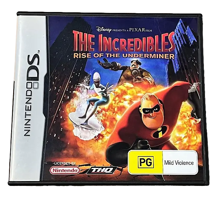 The Incredibles Rise Of The Underminer Nintendo Ds 2Ds 3Ds Game *Complete* (Preowned) 1