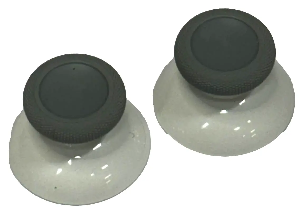 Pair Of Analog Thumbstick Caps Xbox One Controller Arctic Camo White Base 1