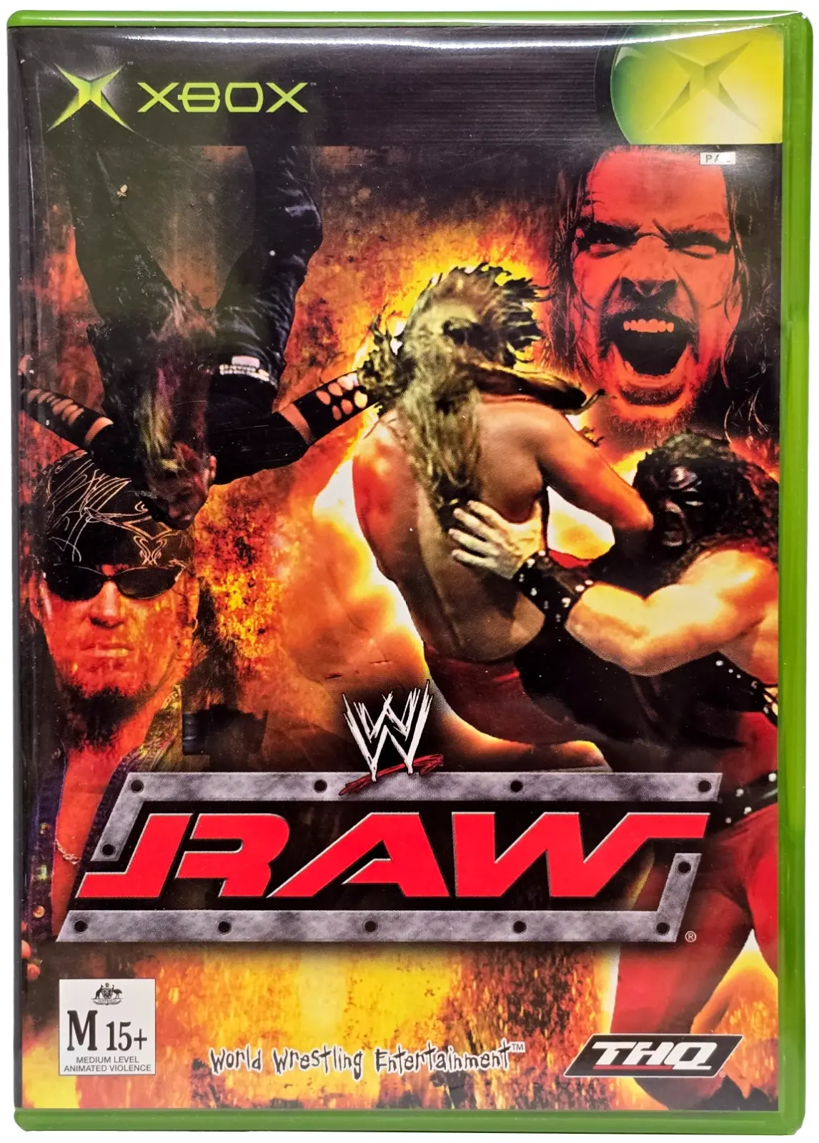 Wwe Raw  Xbox Original Pal *Complete* (Preowned) 1