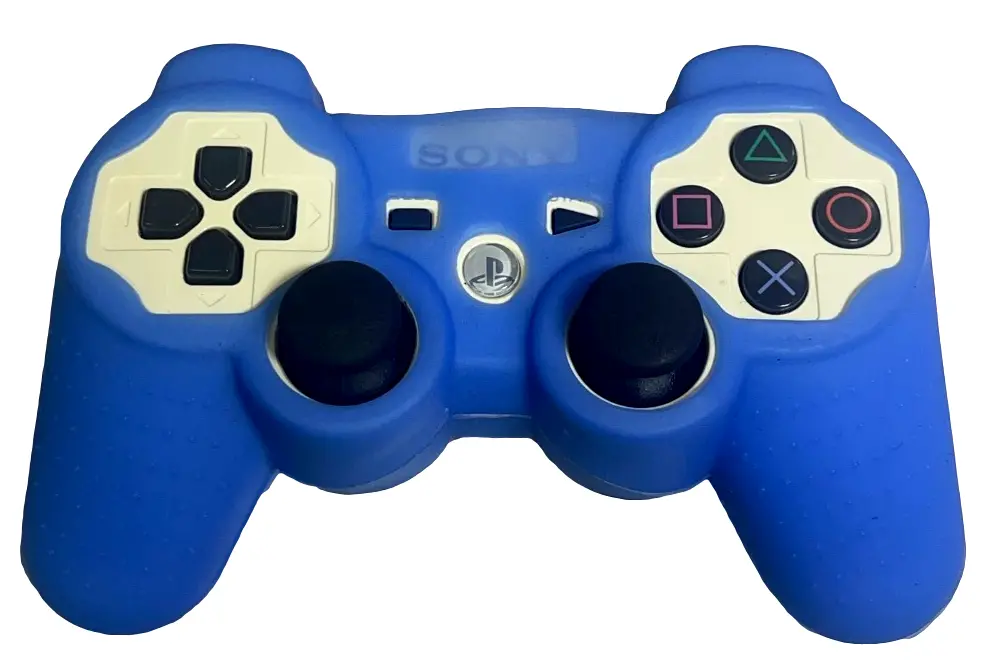 Silicone Cover For Ps3 Controller Skin Case Blue 1