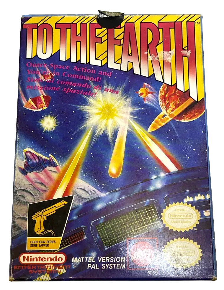 To The Earth Nintendo Nes Boxed Pal *Complete* (Preowned) 1