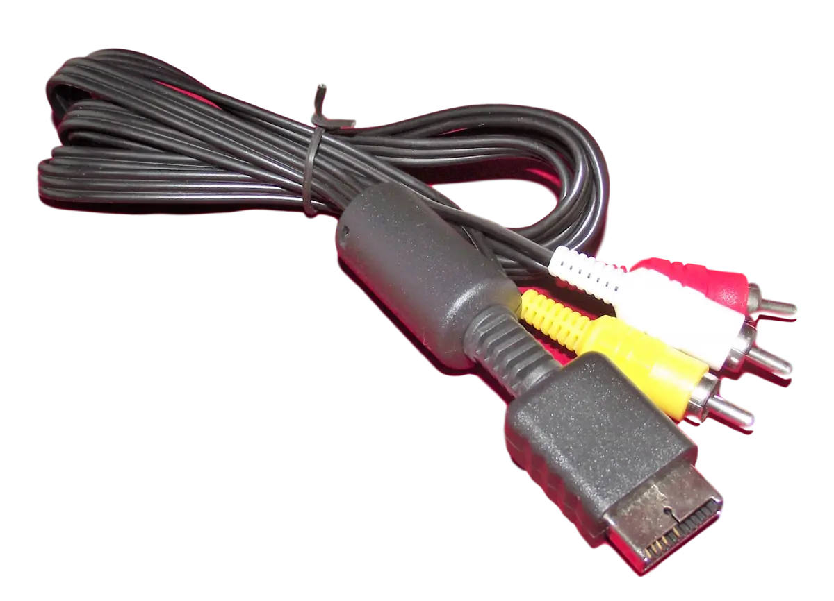 Playstation Console Av Cable Cord Ps3 Aftermarket Composite Leads New 1