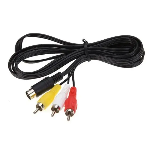 Sega Mega Drive 2 Ii Av Cables Replacement New Aftermarket 1