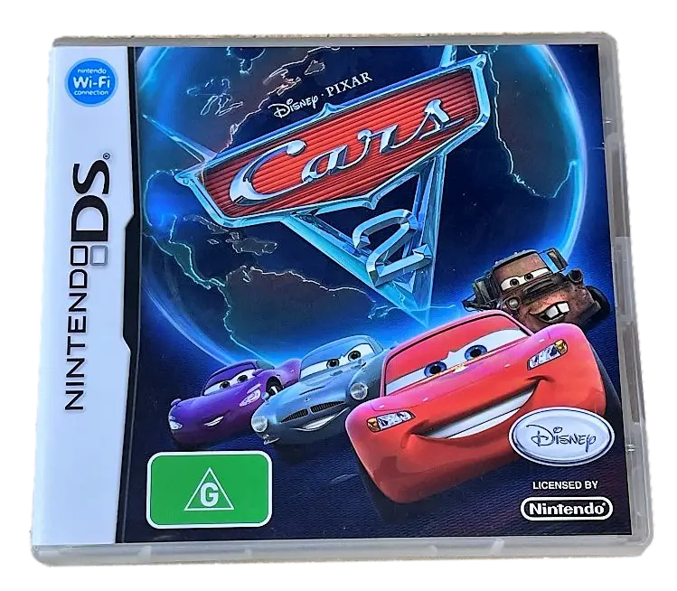 Cars 2 Disney Pixar Nintendo Ds 2Ds 3Ds Game *No Manual* (Pre-Owned) 1