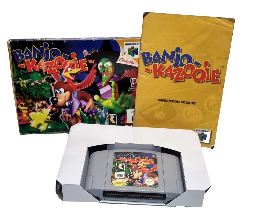 Banjo-Kazooie Nintendo 64 N64 Boxed Pal *Complete* #5 (Preowned) 1