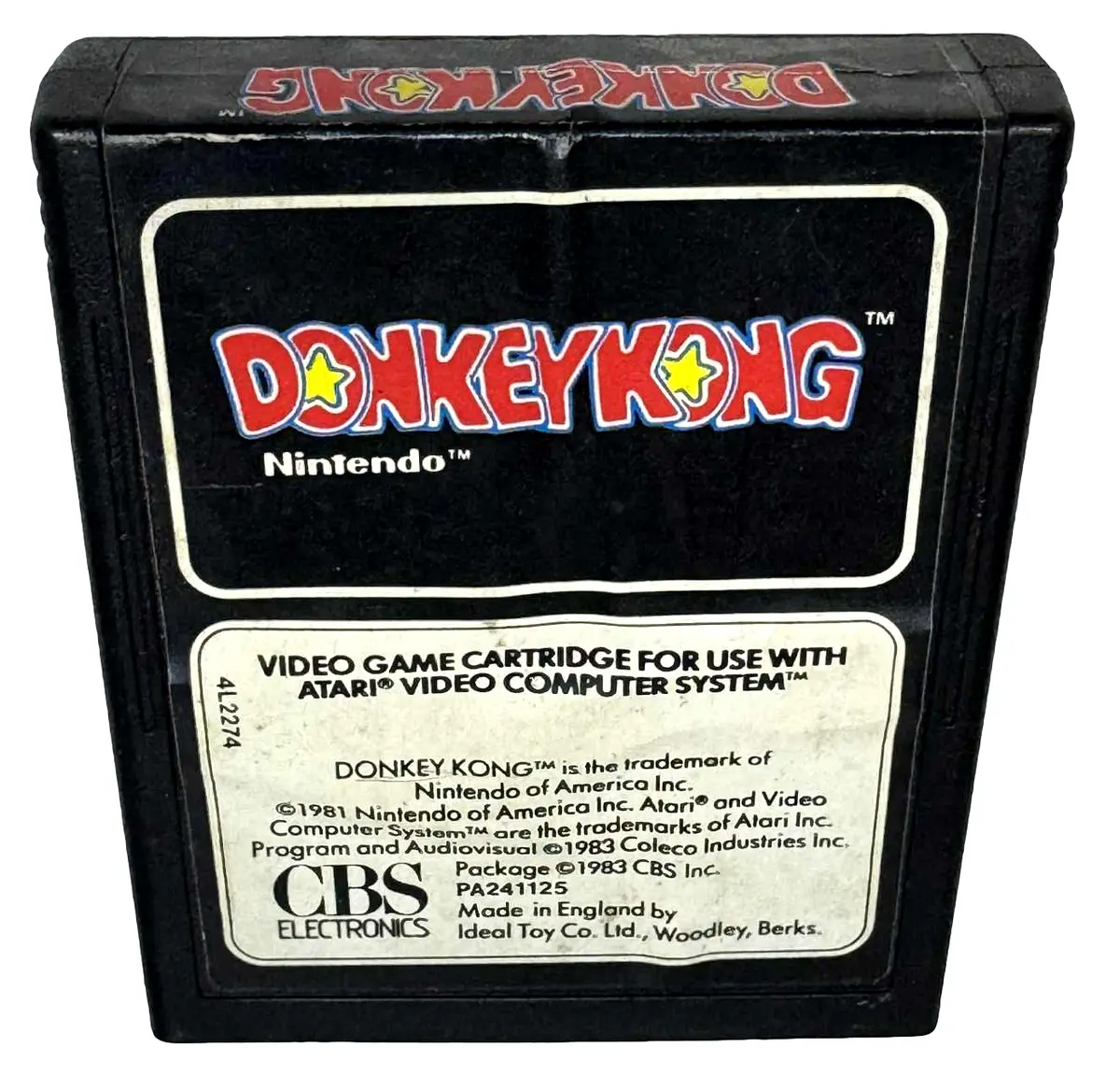 Donkey Kong Atari 2600 *Cartridge Only* #3 (Preowned) 1