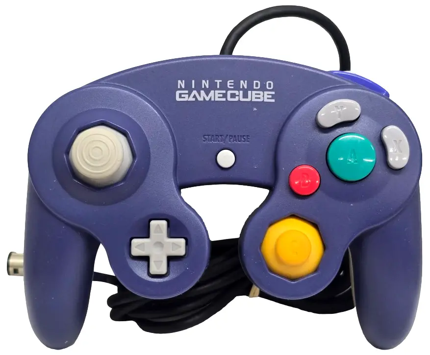 Genuine Indigo And Clear Nintendo Gamecube Controller  Refurbished Dol003 (Preowned) 1