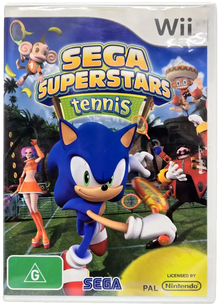 Sega Superstars Tennis Nintendo Wii Pal *Complete* Wii U Compatible (Preowned) 1