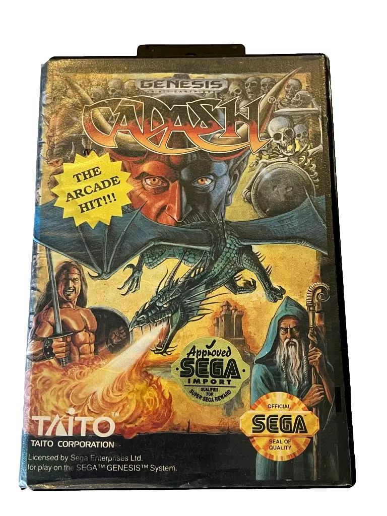 Cadash Sega Mega Drive *No Manual* Genesis (Pre-Owned) 1