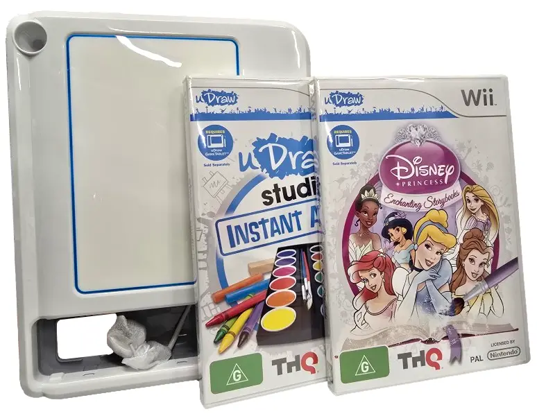 Disney Princess Enchanting Storybooks U Draw Studio Gift Pack Nintendo Wii Pal 2