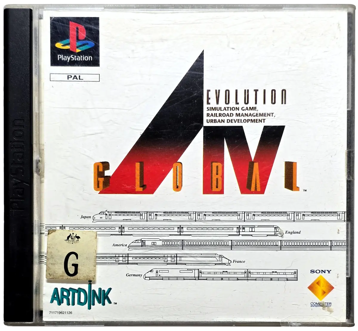 Global Evolution Ps1 Ps2 Ps3 Pal *No Back Cover Art* (Preowned) 1