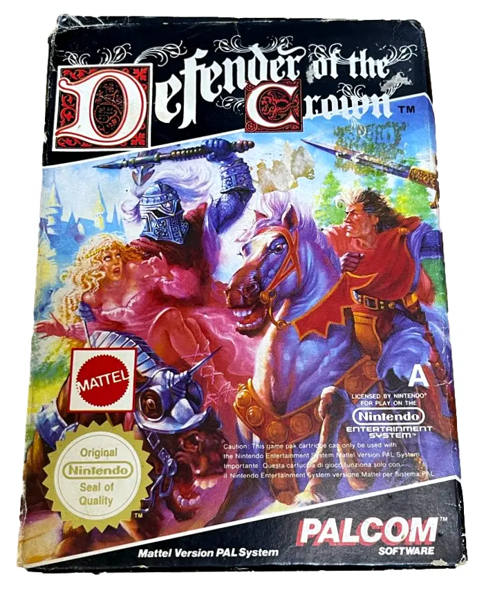 Defender Of The Crown Nintendo Nes Boxed Pal *No Manual* (Preowned) 1
