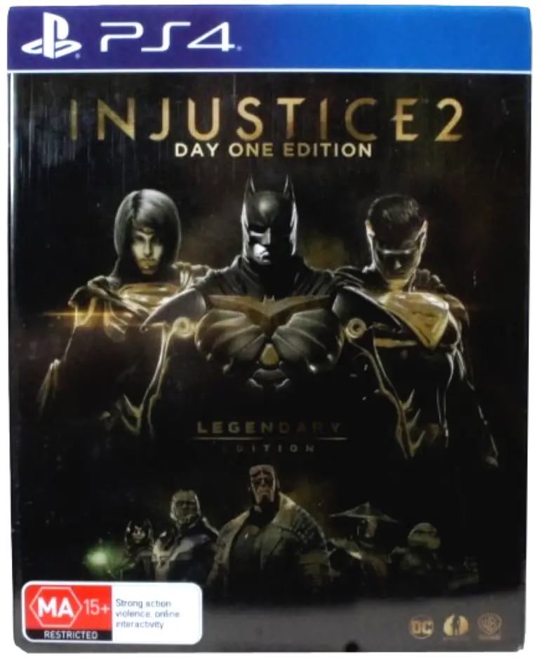 Injustice 2 Day One Legendary Edition Ps4 Complete Steelbook (Pre-Owned) 1