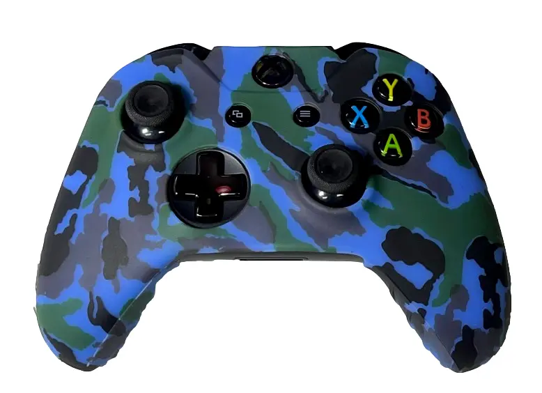 Silicone Cover For Xbox One Controller Skin Case Blue Camo 1
